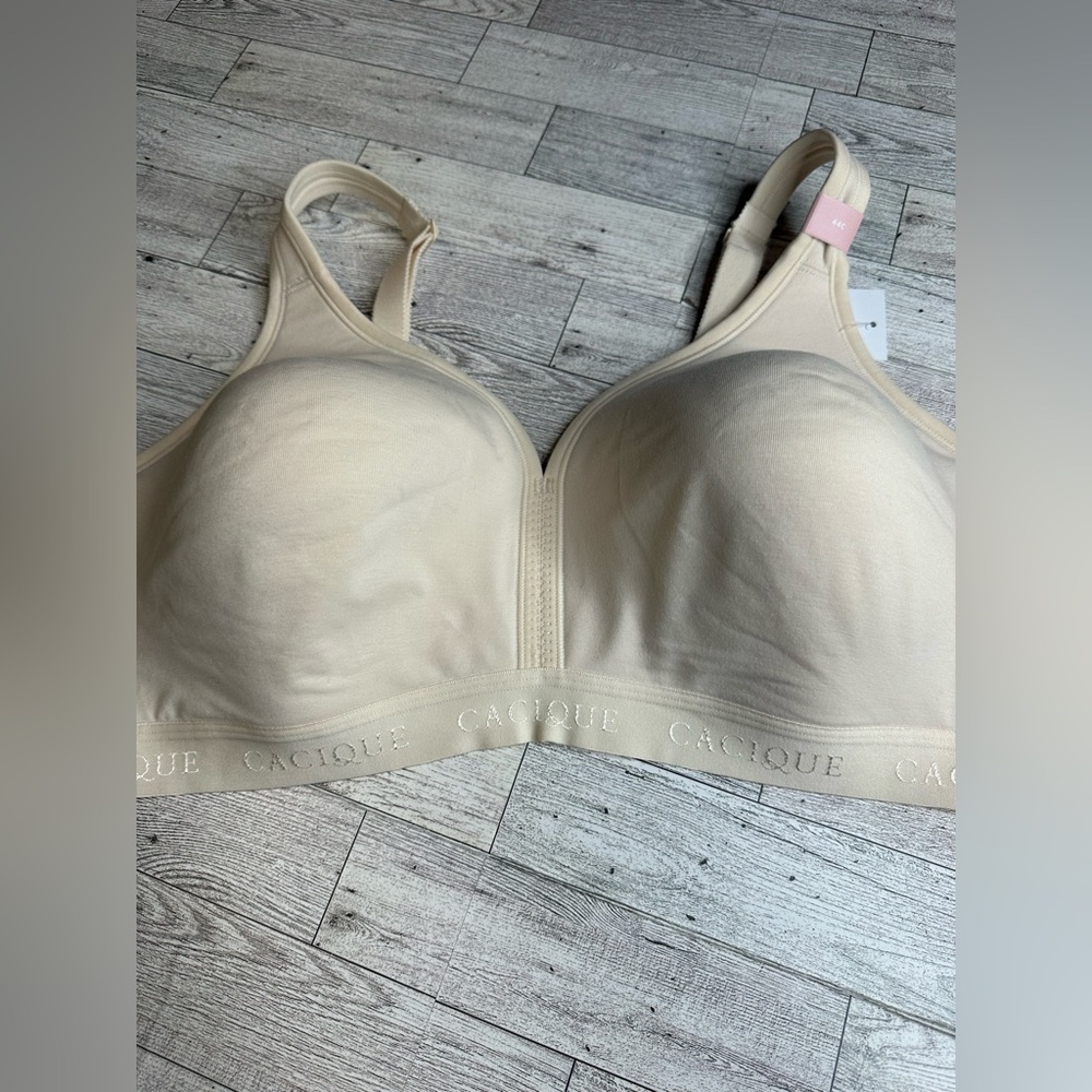 Cacique Beige Comfort Bra 44C